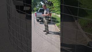 How To Haul A Long Cattle Panel In A Truck farmlife garden growyourownfood diy homestead [upl. by Siuraj72]