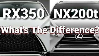 Whats The Difference Lexus NX 200t vs RX 350 Turbo vs V6 Best Selling Lexus OR Small and Fiesty [upl. by Kovacs340]