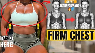 Complete CHEST WORKOUT  Tone Firm Lift amp Reduce Bra Bulge  10 Min Dumbbell Perk Up [upl. by Merrel]