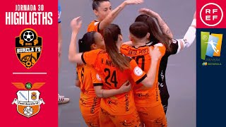 Resumen PrimeraIberdrolaFS  Pescados Rubén Burela FS 21 Viaxes Amarelle FS  Jornada 30 [upl. by Tasiana930]