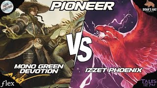 Izzet Phoenix VS Mono Green Devotion MTG Pioneer [upl. by Marjory923]