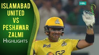 PSL 2017 Match 1 Islamabad United v Peshawar Zalmi Highlights [upl. by Alphard681]