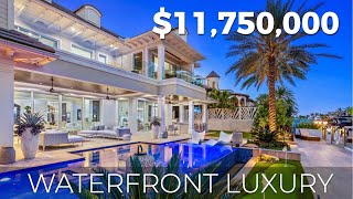 11750000 LUXURIOUS Waterfront Home in Fort Lauderdale [upl. by Orsino]