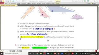 Tema 15 Sesión 4 Polígonos semejantes 2 [upl. by Bonnibelle]