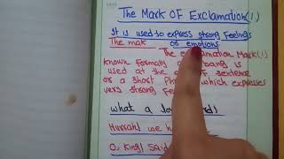 EXCLAMATION MARK  English grammar  How to use punctuation correctly Education For Everyone [upl. by Alda247]