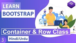 Bootstrap CSS Container amp Row Class Tutorial in Hindi  Urdu [upl. by Critchfield]