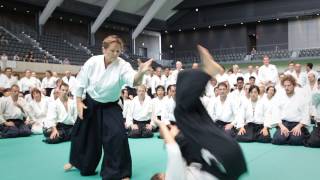 Aikido Class Micheline Tissier 6th Dan  12th IAF Congress in Takasaki [upl. by Anerrol]