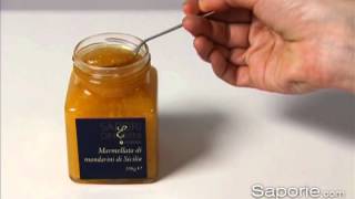 Prodotti marmellata di mandarini di Sicilia  Saporie [upl. by Dnalyk127]