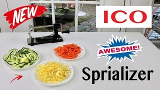 ICO ❤️ Metal Vegetable Spiralizer  Review ✅ [upl. by Oirom]