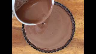 Easy Vegan Chocolate Tart Recipe Just 6 Ingredients [upl. by Notselrahc973]