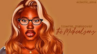 Extreme TownieMakeover The Michealsons sims4 sims4cc sims4cas [upl. by Normandy749]