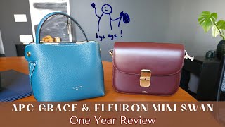 APC Grace amp Fleuron Mini Swann  One Year Review  Good Bye to One MidRange Bag [upl. by Gilliam864]