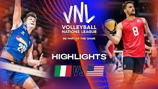 🇮🇹 ITA vs 🇺🇸 USA  Highlights Week 1  Mens VNL 2023 [upl. by Glassman]