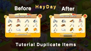 Hayday BugGlitch Tutorial Duplicate Any Items in Hayday [upl. by Kcerred830]