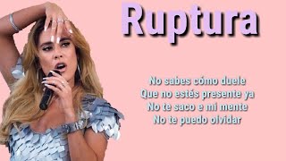 Ruptura  Yeimy Montoya  Letra Official  LRDF2 [upl. by Coward]