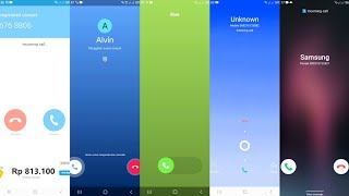 SAMSUNG A55  SKYPHONE  GOOGLE MEET  JUSTALK  VIVO Y100  SAMSUNG Z FLIP 3 PHONE INCOMING CALL [upl. by Jobie515]