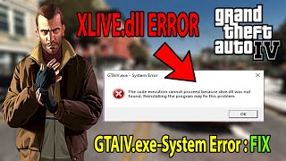 How to Fix Xlivedll Error in GTA 4 [upl. by Ocirne866]