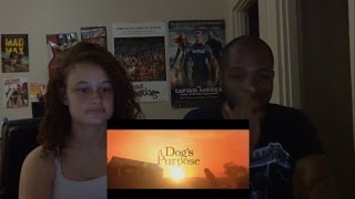 A Dogs Purpose Official Trailer REACTION [upl. by Wing]