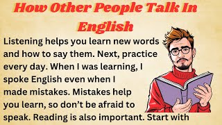 How Other People Talk In English  Graded Reader  Improve Your English  Listen And Practice [upl. by Eiresed431]