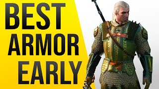 Witcher 3  Best Armor Early Game Location  Griffin School Gear Location [upl. by Jeffry]