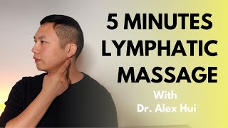 Simple Lymphatic Massage for the Head Face and Neck [upl. by Almeeta]