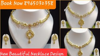 Full Gold Plated AD Har Set  AD Necklace Piece  Gold Forming Jewellery [upl. by Tempa999]