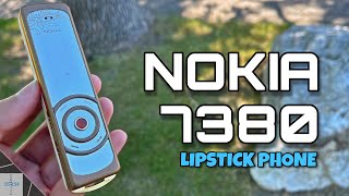 Nokia 7380 2005 quotLipstick Phonequot  Vintage Tech Showcase  Retro Review [upl. by Evars]