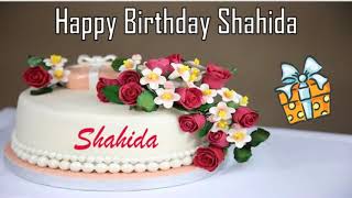 Happy Birthday Shahida Image Wishes✔ [upl. by Anjanette36]