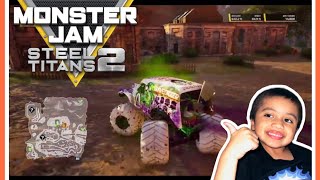 Monster Jam Steel Titans 2 Exploring All Maps And Inverse Trucks [upl. by Perice]