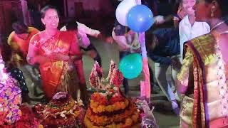 kukuda bathukamma dance 💕 [upl. by Atsocal28]