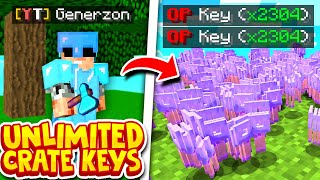 Opening a FULL CHEST of TOP TIER CRATE KEYS  Minecraft SKYBLOCK SERVER 13 [upl. by Alexandr]