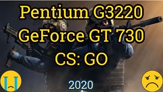 Pentium G3220  GeForce GT 730 CS GO [upl. by Frisse754]