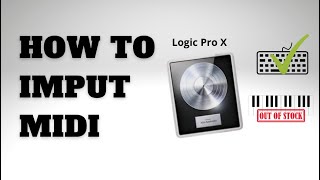 How to input midi without midi controller  Logic Pro X Quick Guide [upl. by Shushan]