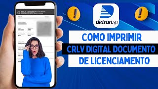 COMO IMPRIMIR CRLV DIGITAL DOCUMENTO DE LICENCIAMENTO 2025 [upl. by Legyn]