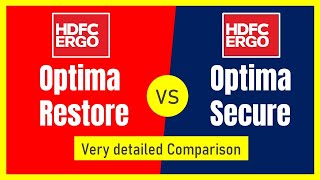 HDFC ERGO OPTIMA SECURE VS OPTIMA RESTORE  HDFC ERGO OPTIMA SECURE [upl. by Bluefield]