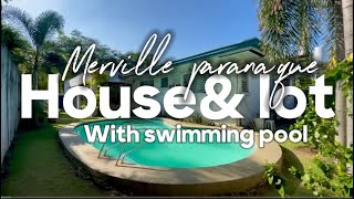 L21924 Merville paranaque house amp lot with swimming pool 560 sqm clean title  ready for occupancy [upl. by Natka]