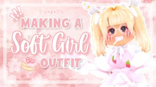 Making a SOFT GIRL OUTFIT in Royale High again [upl. by Alehc]