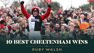 RUBY WALSHS 10 BEST CHELTENHAM FESTIVAL WINS [upl. by Novrej]