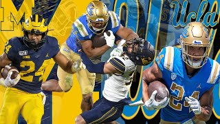 Zach Charbonnet Highlights  Full Career Highlights  UCLA Bruins  Michigan Wolverines  RB [upl. by Jarlathus]