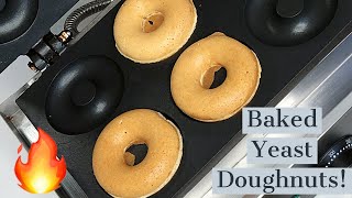 BAKED YEAST DOUGHNUTS NO FRYING NO KNEADING [upl. by Ahseuqal17]