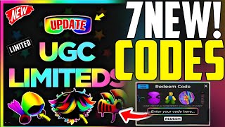 💫NEW⚡ UPDATE ⚡ UGC LIMITED CODES 2024  UGC LIMITED CODES ROBLOX  UGC LIMITED CODES [upl. by Jessee830]