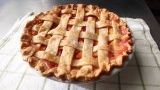 Peach Pie  How to Make a LatticeTop Peach Pie [upl. by Priscilla427]