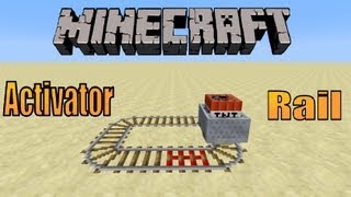 How To Make A Activator Rail  Minecraft 179 Tutorial [upl. by Falo]