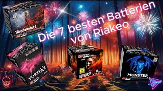 Top 7 Silvesterbatterien  von Riakeo Fireworks [upl. by Nick]