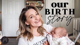 Our Birth Story  A Successful VBAC Homebirth 👶🏼🤍 [upl. by Sotsirhc]