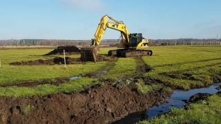 CATKOP Kopanie stawu od podstaw Digging a pond excavator wwwcatkoppl [upl. by Frost562]