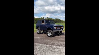 FOR SALE Classic Ford Bronco In Matte Navy Custom Build  Order It Today [upl. by Liagiba]