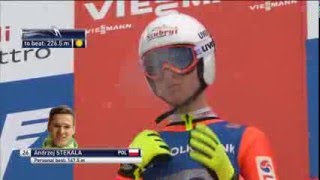 Andrzej Stękała 198m Vikersund 2016 Q [upl. by Adnilev41]