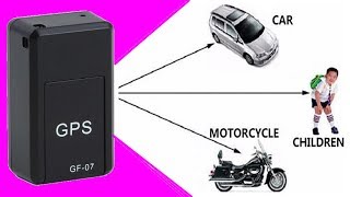 GF07 Mini GPS Car Locator Magnetic Tracker [upl. by Evetta]