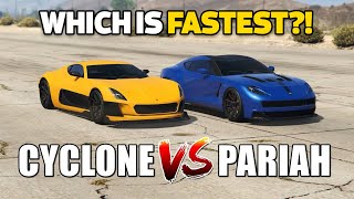 GTA 5 ONLINE  PARIAH VS CYCLONE WHICH IS FASTEST [upl. by Hebel926]